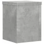 Plant stands 2 units gray wood concrete 15x15x20 cm by , Pot stands - Ref: Foro24-852891, Price: 23,45 €, Discount: %