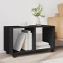 Rollschrank aus schwarzem Ingenieurholz mit Rädern, 72x33x42,5 cm. von , Seitentische - Ref: Foro24-853138, Preis: 41,55 €, R...
