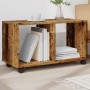 Aged engineered wood rolling cabinet 72x33x42.5 cm by , Side tables - Ref: Foro24-853144, Price: 42,50 €, Discount: %