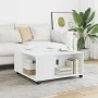 White engineered wood coffee table 80x80x40 cm by , Coffee table - Ref: Foro24-853173, Price: 76,56 €, Discount: %