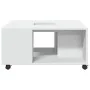 White engineered wood coffee table 80x80x40 cm by , Coffee table - Ref: Foro24-853173, Price: 76,56 €, Discount: %