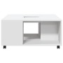 Mesa de centro madera de ingeniería blanca 80x80x40 cm de , Mesas de centro - Ref: Foro24-853173, Precio: 77,68 €, Descuento: %