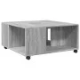 Engineered wood Sonoma gray coffee table 80x80x40 cm by , Coffee table - Ref: Foro24-853178, Price: 81,86 €, Discount: %