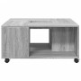 Engineered wood Sonoma gray coffee table 80x80x40 cm by , Coffee table - Ref: Foro24-853178, Price: 83,15 €, Discount: %