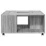 Engineered wood Sonoma gray coffee table 80x80x40 cm by , Coffee table - Ref: Foro24-853178, Price: 81,86 €, Discount: %
