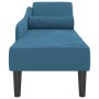Tagesbettsofa mit blauen Samtkissen von , Tagesbetten - Ref: Foro24-4007587, Preis: 138,23 €, Rabatt: %