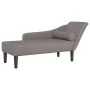 Daybed sofa with gray taupe fabric cushions by , Daybeds - Ref: Foro24-4007601, Price: 174,47 €, Discount: %