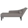 Daybed sofa with gray taupe fabric cushions by , Daybeds - Ref: Foro24-4007601, Price: 174,47 €, Discount: %