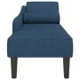 Sofá diván con cojines tela azul de , Divanes - Ref: Foro24-4007603, Precio: 136,21 €, Descuento: %