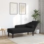 Schwarzes Diwan-Sofa mit Kissen aus Stoff von , Tagesbetten - Ref: Foro24-4007598, Preis: 159,26 €, Rabatt: %