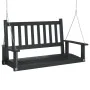 Banco columpio jardín con cadenas de metal madera abeto marrón de , Balancines de jardín - Ref: Foro24-4008978, Precio: 138,2...