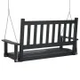 Banco columpio jardín con cadenas de metal madera abeto marrón de , Balancines de jardín - Ref: Foro24-4008978, Precio: 138,2...