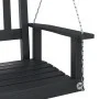 Swing garden bench with brown fir wood and metal chains by , Garden rockers - Ref: Foro24-4008978, Price: 138,28 €, Discount: %