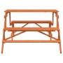 Picnic table with 2-in-1 convertible solid fir wood benches by , Garden tables - Ref: Foro24-4008992, Price: 149,42 €, Discou...