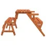 Picnic table with 2-in-1 convertible solid fir wood benches by , Garden tables - Ref: Foro24-4008992, Price: 134,35 €, Discou...
