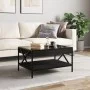 Mesa de centro con Infinity LED negro 70x50x38 cm de , Mesas de centro - Ref: Foro24-847702, Precio: 95,92 €, Descuento: %