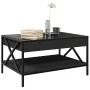 Mesa de centro con Infinity LED negro 70x50x38 cm de , Mesas de centro - Ref: Foro24-847702, Precio: 95,92 €, Descuento: %