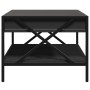 Coffee table with Infinity LED black 70x50x38 cm by , Coffee table - Ref: Foro24-847702, Price: 97,21 €, Discount: %