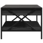 Mesa de centro con Infinity LED negro 70x50x38 cm de , Mesas de centro - Ref: Foro24-847702, Precio: 95,92 €, Descuento: %