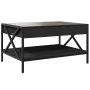 Coffee table with Infinity LED black 70x50x38 cm by , Coffee table - Ref: Foro24-847702, Price: 95,92 €, Discount: %