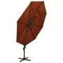 4-stufiger Sonnenschirm mit terrakottafarbenem Aluminiummast 3x3 m von vidaXL, Sonnenschirme - Ref: Foro24-313833, Preis: 196...