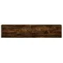 Wall-mounted TV unit with LED smoked oak 180x31x38 cm by , TV Furniture - Ref: Foro24-3307951, Price: 129,23 €, Discount: %