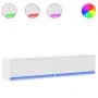 Mueble de TV de pared con LED blanco 180x31x38 cm de , Muebles TV - Ref: Foro24-3307947, Precio: 150,97 €, Descuento: %