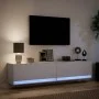 Wand-TV-Möbel mit weißem LED-Licht 180x31x38 cm von , TV-Möbel - Ref: Foro24-3307947, Preis: 150,97 €, Rabatt: %
