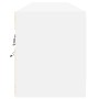 Mueble de TV de pared con LED blanco 180x31x38 cm de , Muebles TV - Ref: Foro24-3307947, Precio: 158,62 €, Descuento: %