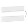Mueble de TV de pared con LED blanco 180x31x38 cm de , Muebles TV - Ref: Foro24-3307947, Precio: 150,97 €, Descuento: %