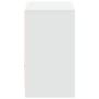 TV stand with LED made of white engineered wood 91x34x61 cm by , TV Furniture - Ref: Foro24-852180, Price: 103,72 €, Discount: %