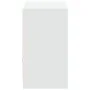 TV stand with LED made of white engineered wood 91x34x61 cm by , TV Furniture - Ref: Foro24-852180, Price: 102,26 €, Discount: %
