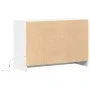 TV stand with LED made of white engineered wood 91x34x61 cm by , TV Furniture - Ref: Foro24-852180, Price: 102,26 €, Discount: %