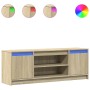 TV-Schrank aus Eichenholz in Sonoma-Optik mit den Maßen 139,5x34x50 cm. von , TV-Möbel - Ref: Foro24-852196, Preis: 100,19 €,...