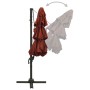 4-tier parasol with terracotta aluminum pole 3x3 m by vidaXL, Umbrellas - Ref: Foro24-313833, Price: 195,95 €, Discount: %