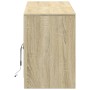 TV-Schrank aus Eichenholz in Sonoma-Optik mit den Maßen 139,5x34x50 cm. von , TV-Möbel - Ref: Foro24-852196, Preis: 100,19 €,...