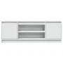 TV stand with LED lights, engineered wood, white, 139.5x34x50 cm by , TV Furniture - Ref: Foro24-852194, Price: 99,33 €, Disc...