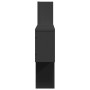Engineered wood black wall shelf 100x15x70 cm by , Shelves and shelves - Ref: Foro24-853192, Price: 41,43 €, Discount: %