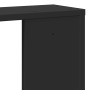 Engineered wood black wall shelf 100x15x70 cm by , Shelves and shelves - Ref: Foro24-853192, Price: 41,43 €, Discount: %