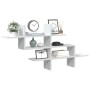 Wandregal aus weißem Ingenieurholz 124,5x18x60,5 cm von , Regale und Regale - Ref: Foro24-853263, Preis: 32,60 €, Rabatt: %