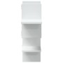 Wandregal aus weißem Ingenieurholz 124,5x18x60,5 cm von , Regale und Regale - Ref: Foro24-853263, Preis: 32,60 €, Rabatt: %