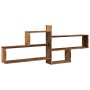 Estante de pared madera ingeniería envejecida 167,5x18x68 cm de , Estantes y estanterías - Ref: Foro24-853324, Precio: 46,28 ...