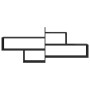 Engineered wood black wall shelf 167.5x18x68 cm by , Shelves and shelves - Ref: Foro24-853318, Price: 48,06 €, Discount: %