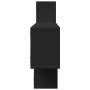 Engineered wood black wall shelf 167.5x18x68 cm by , Shelves and shelves - Ref: Foro24-853318, Price: 48,06 €, Discount: %