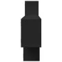 Engineered wood black wall shelf 167.5x18x68 cm by , Shelves and shelves - Ref: Foro24-853318, Price: 49,86 €, Discount: %