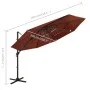 4-stufiger Sonnenschirm mit terrakottafarbenem Aluminiummast 3x3 m von vidaXL, Sonnenschirme - Ref: Foro24-313833, Preis: 196...