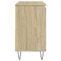 Armario de baño madera contrachapada roble Sonoma 65x33x60 cm de , Muebles de baño - Ref: Foro24-849677, Precio: 63,44 €, Des...