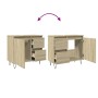 Armario de baño madera contrachapada roble Sonoma 65x33x60 cm de , Muebles de baño - Ref: Foro24-849677, Precio: 63,44 €, Des...