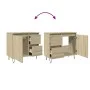 Badezimmerschrank aus Eichenholz-Sonoma-Sperrholz 65x33x60 cm. von , Badezimmermöbel - Ref: Foro24-849677, Preis: 67,40 €, Ra...