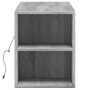 TV-Wandmöbel mit LED-Lichtern in Sonoma-Grau 135x31x39,5 cm. von , TV-Möbel - Ref: Foro24-852388, Preis: 84,12 €, Rabatt: %